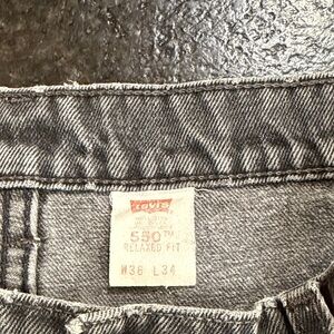 Levi's Gray Jean Shorts for Men